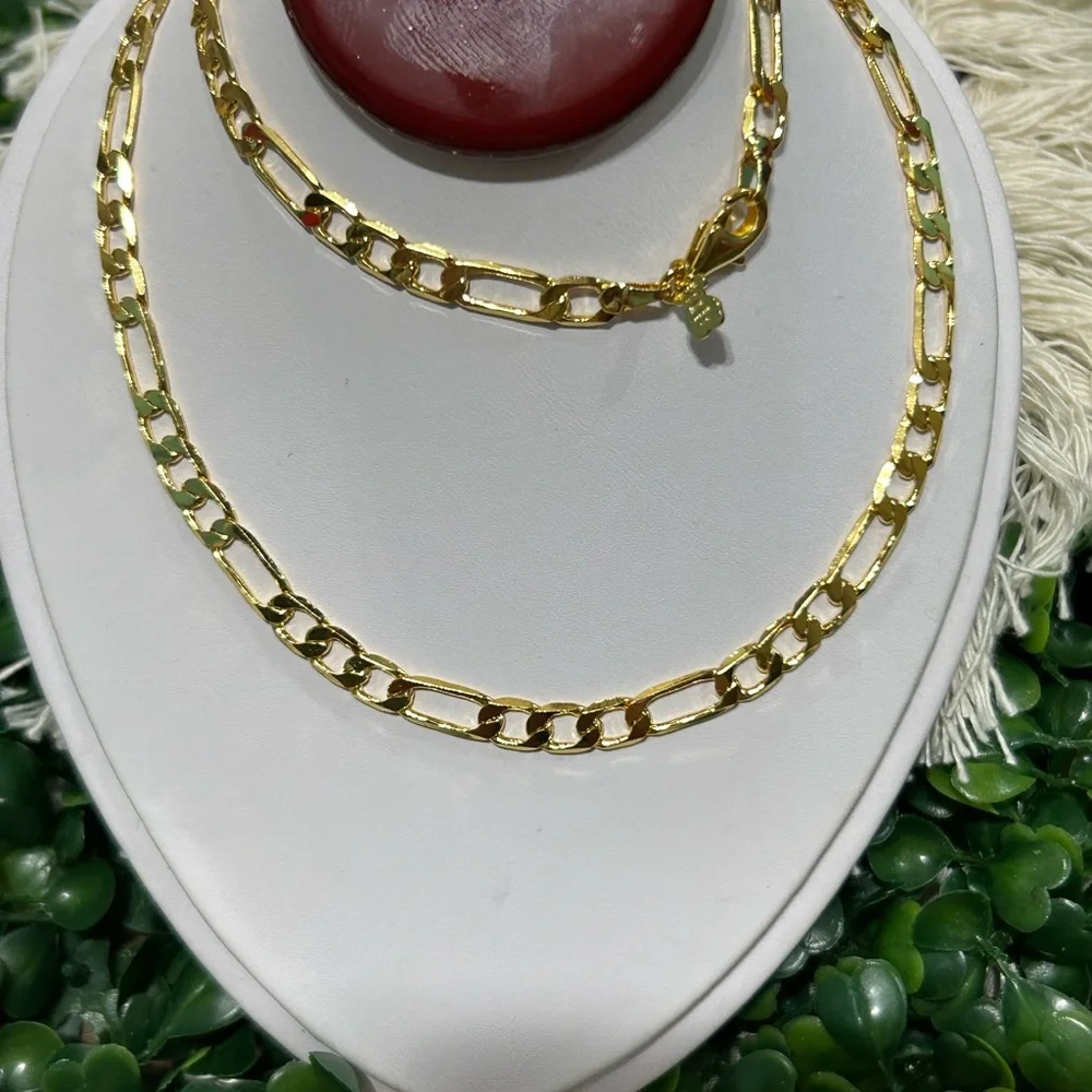Elegant Gold Chain Necklace 45CM 925